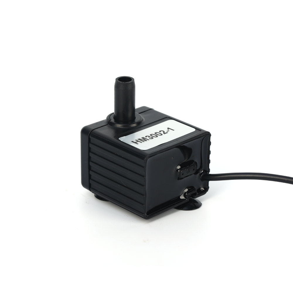 Black Silent Long life Micro Brushless DC Water Pump for Small Fountain Pet Water Fountain Aquairum and Small Home Appliance
