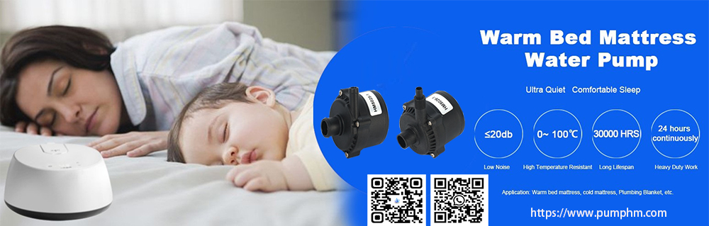 Micro dc water pumps for Smart Temperature-Controlled Water Heating and Cooling Mattress