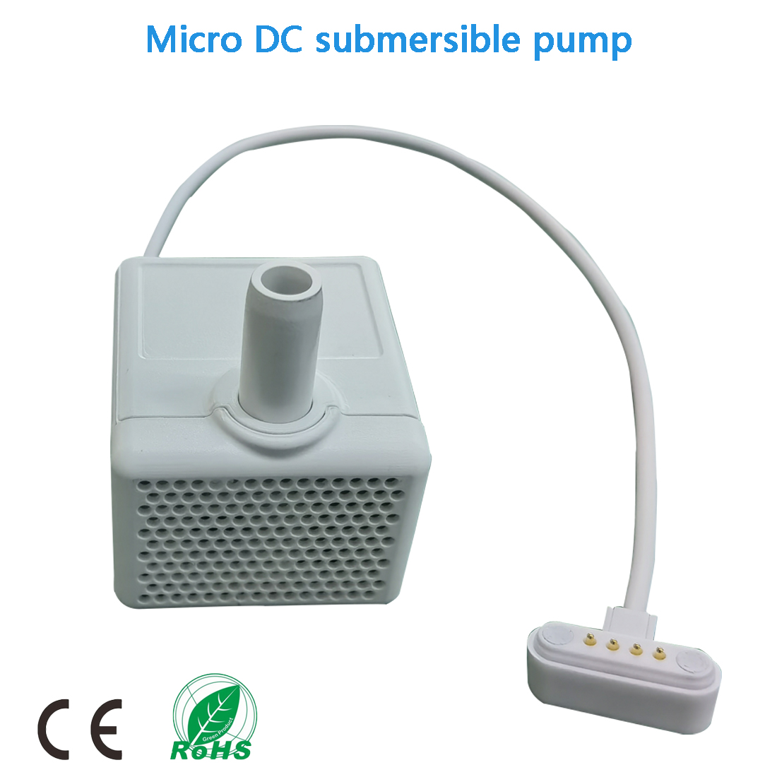 4 Core Waterproof Connector Ultra Quiet 5V Mini DC Brushless Pet Water Fountain Pump With PWM and FG Functions