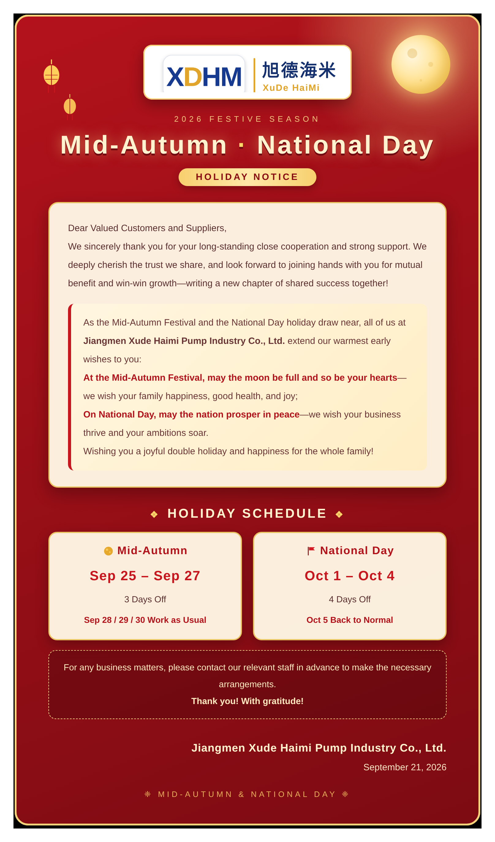 Chinese traditional Mid-Autumn Festival eat mooncake